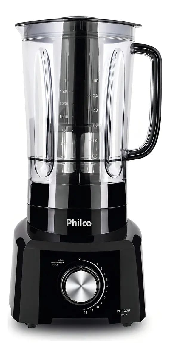 Liquidificador Philco Ph1200 Preto 1200w