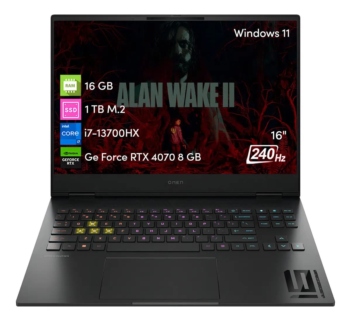 Hp Omen 8GB RAM Preto