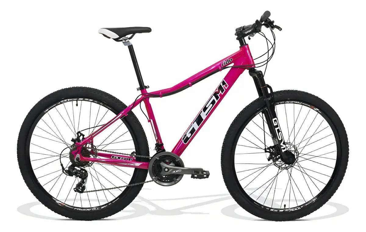 Bicicleta Urbana GTS M1 Stilom TSI7 Aro 29 21 Marchas Alumínio Rosa