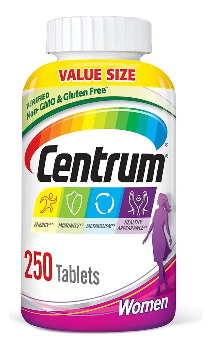 Centrum Suplemento Vitaminico - Women Mulher 250 Tablets