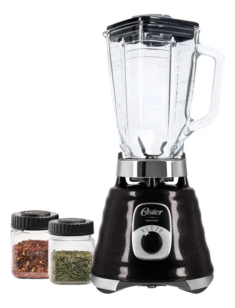 Liquidificador Oster Liquidificador KITOSTER269 preto com jarra de vidro - Inclui 2 acessórios