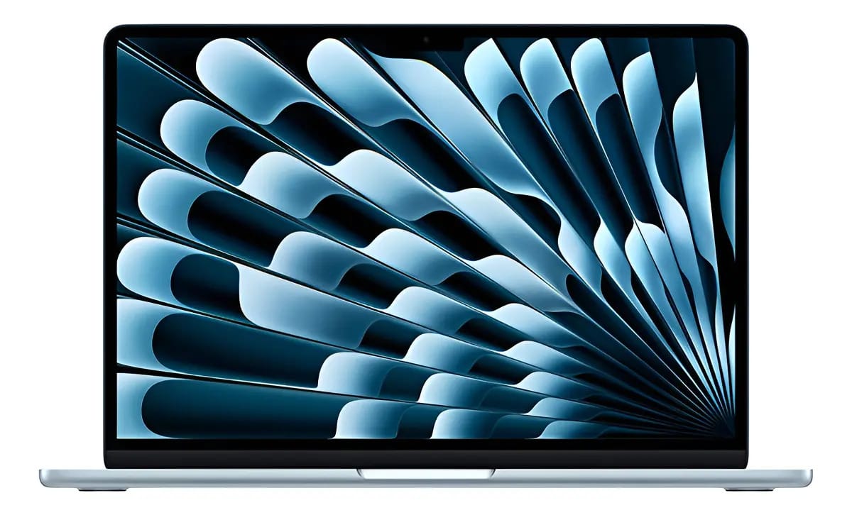 Apple Macbook Air de 13 polegadas: chip SSD M4 de 256 GB azul celeste azul