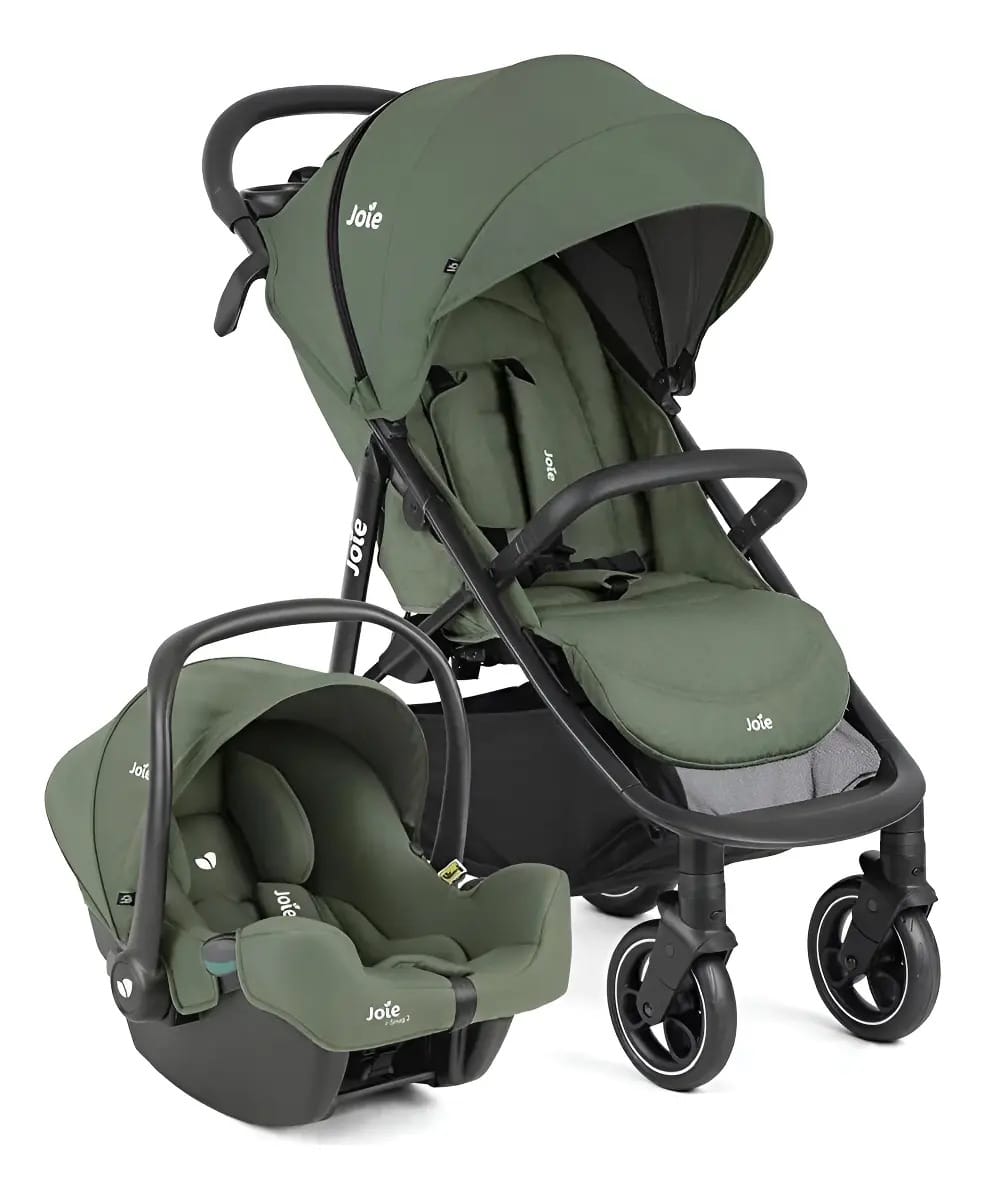 Sistema de viagem Joie Litetrax 4 C/i-Snug 2 i-Size 129/03 Color Moss Chassi preto