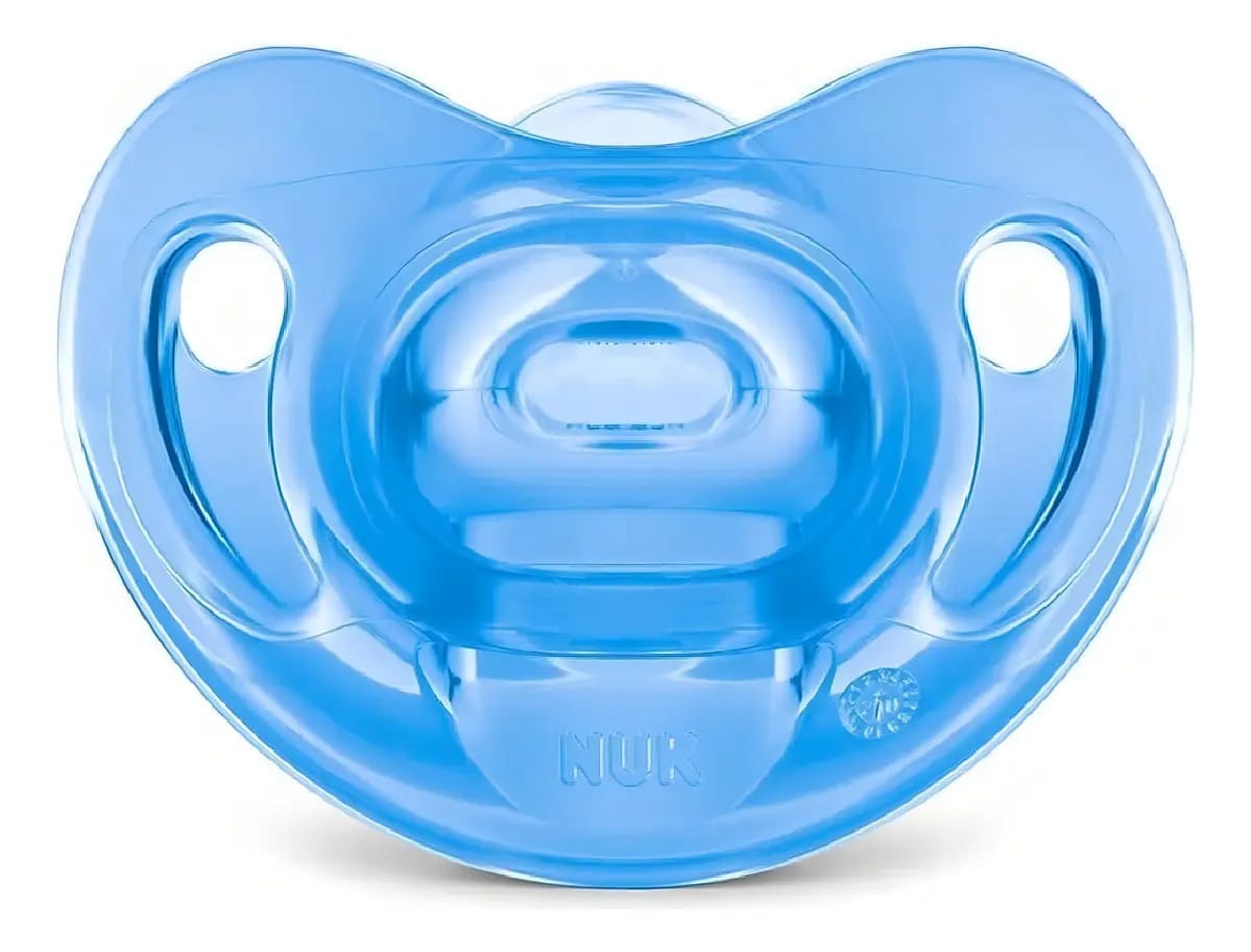 Chupeta Nuk Sensitive Soft 100% Silicone Azul