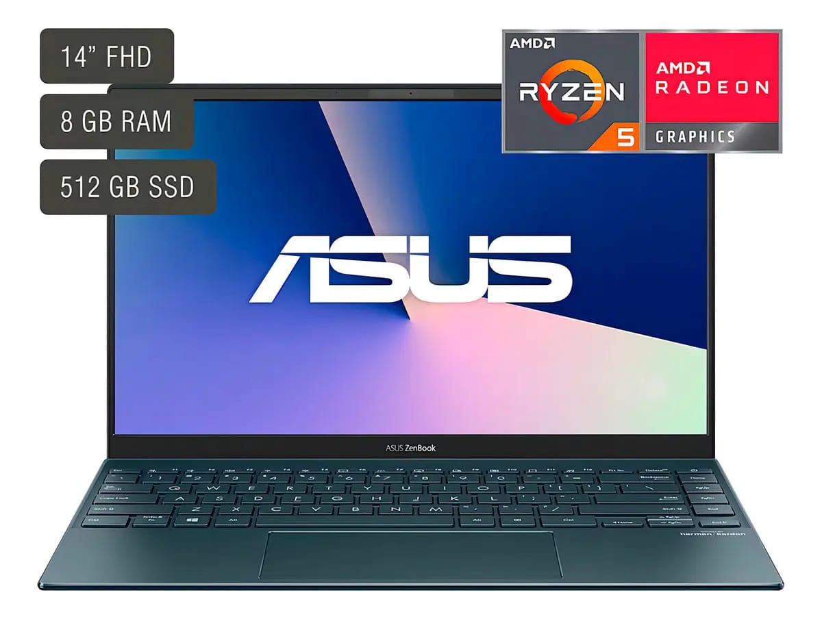 Asus Zenbook Ryzen 8GB RAM 512GB Azul