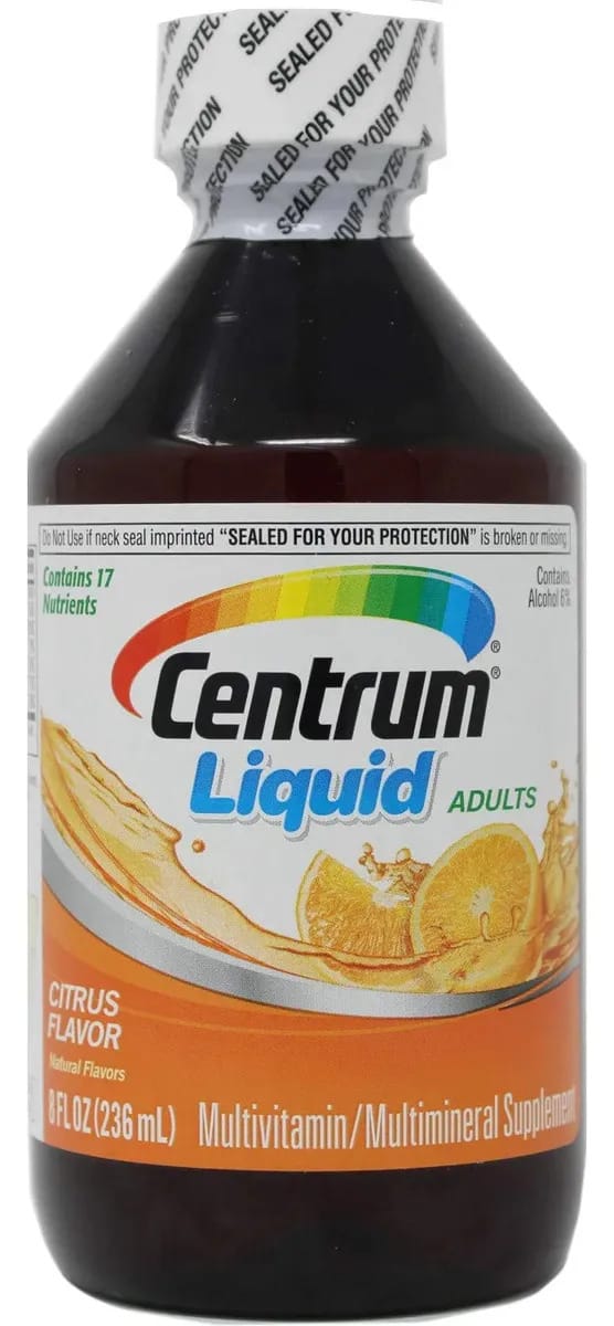 Multivitamínico Líquido Centrum - 8 onças