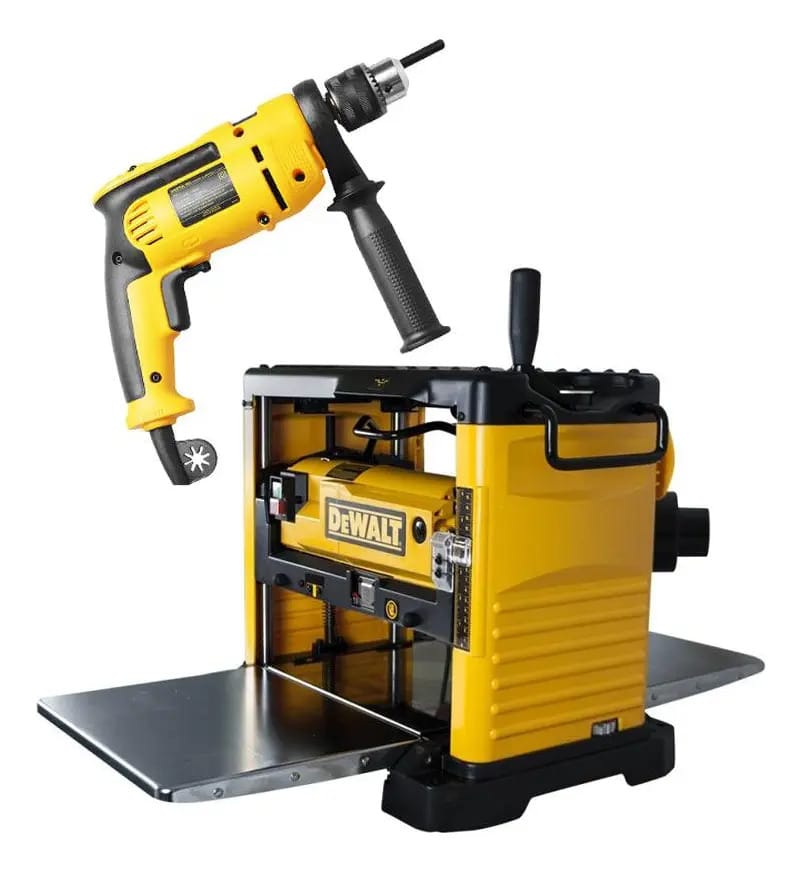 Plaina Desengrossadeira 1800w Dw733 Dewalt+furadeira Dewalt