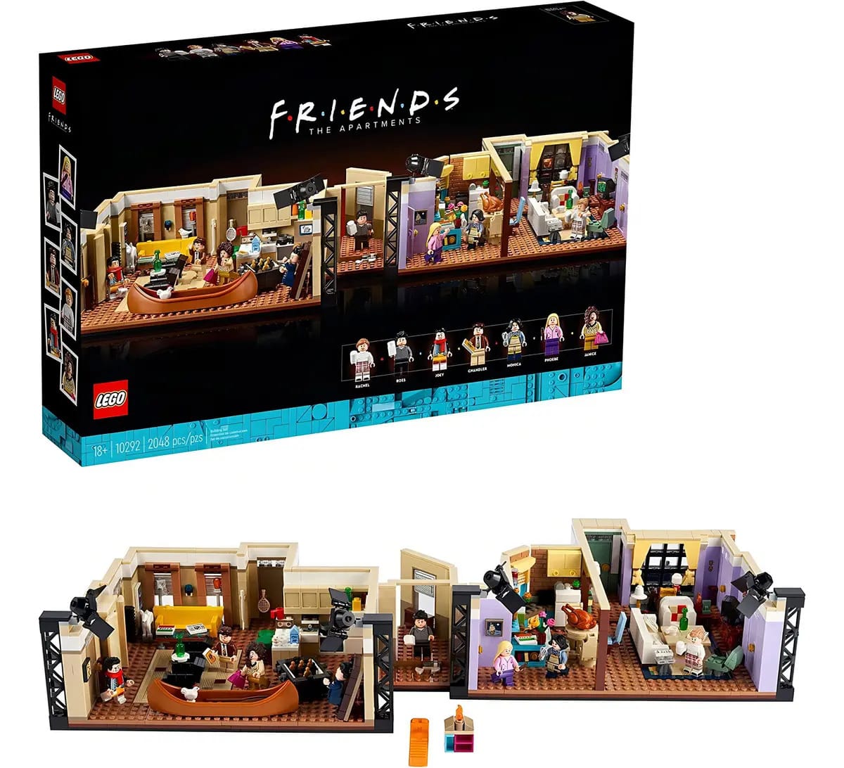 Kit De Construção De Apartamentos Lego Icons 10292 Friends