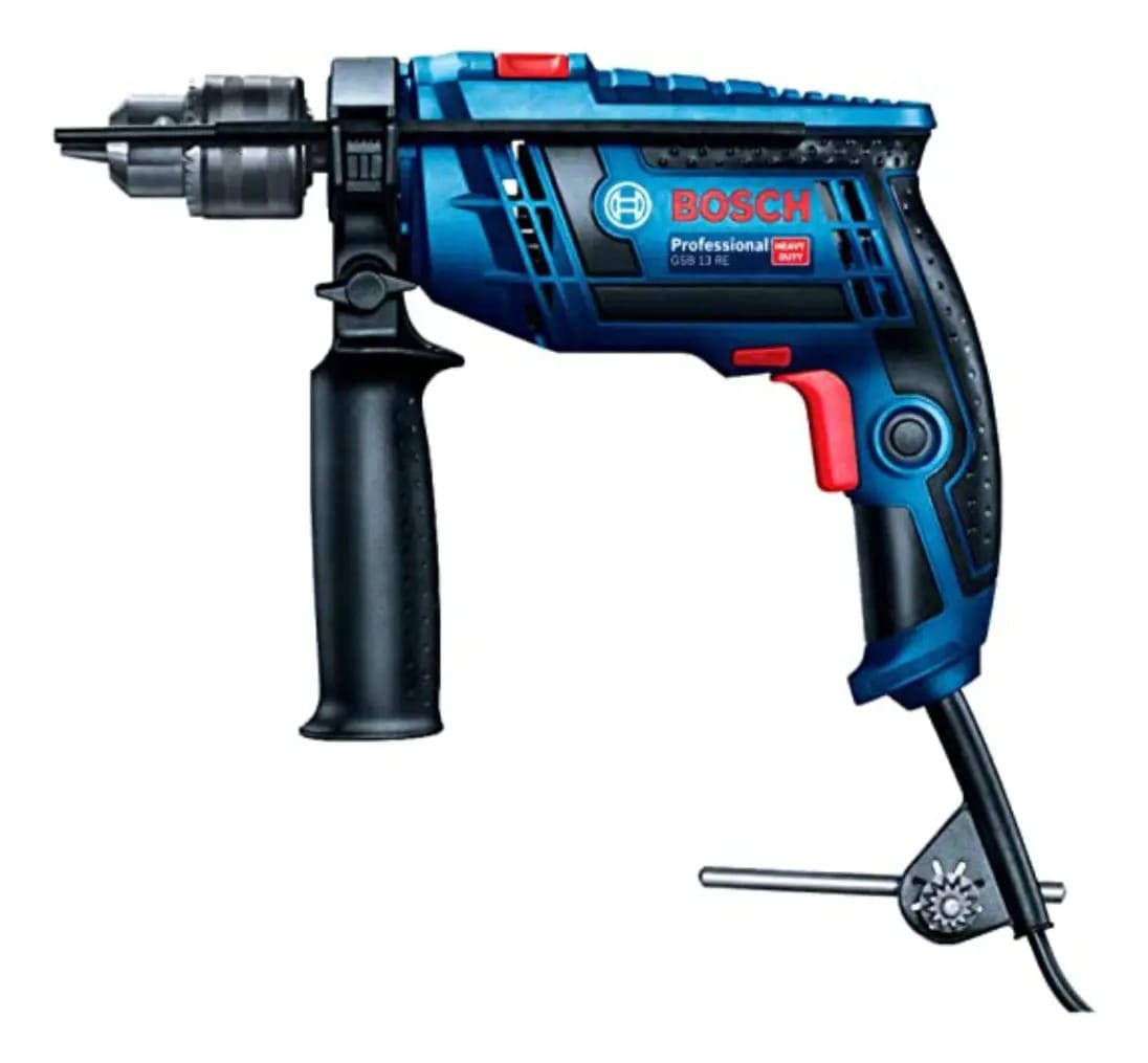 Martelo rotativo Bosch GSB 13 Re 600W, cor azul