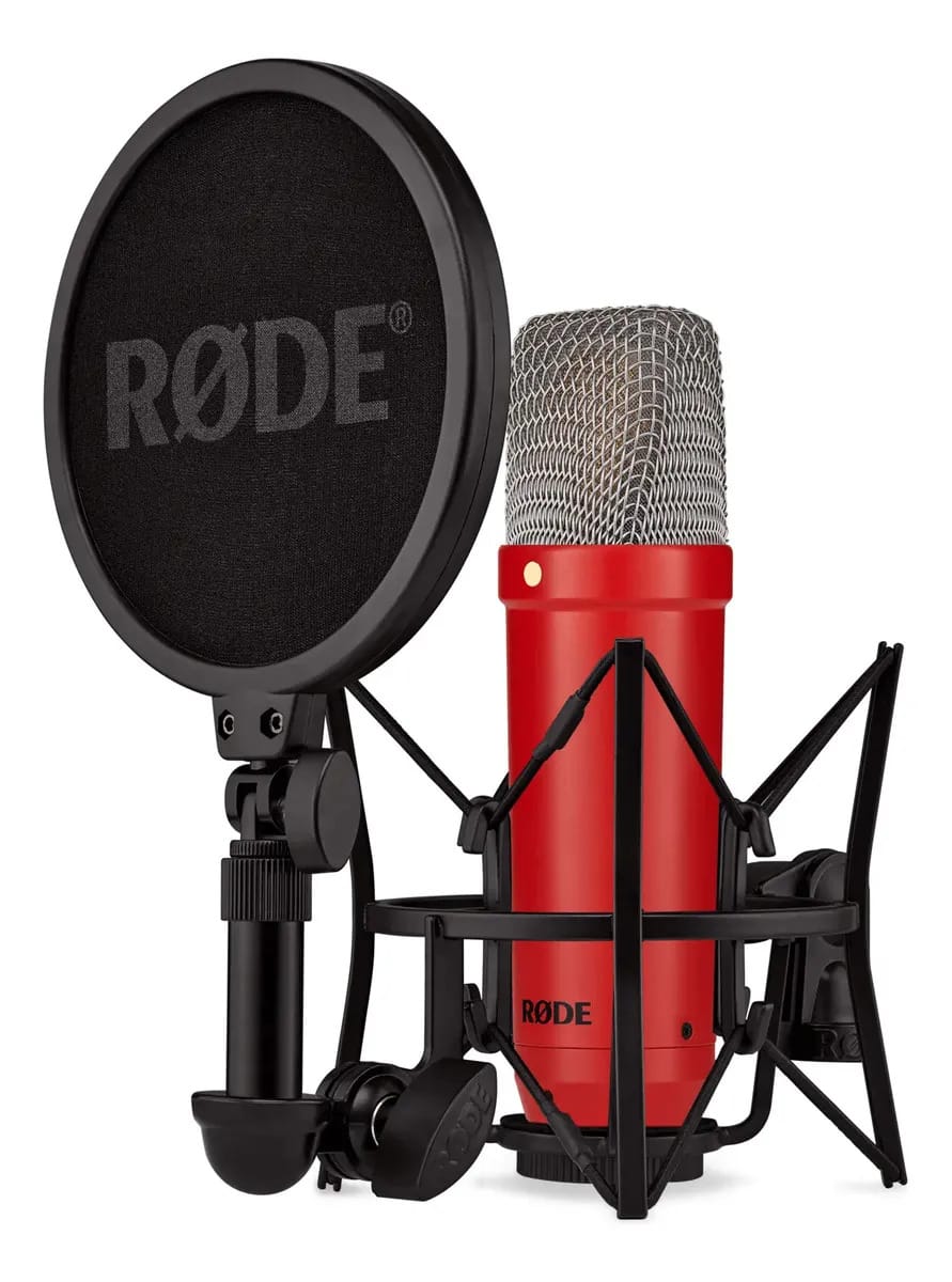 Microfone Rode NT1 Signature Series, cor vermelha
