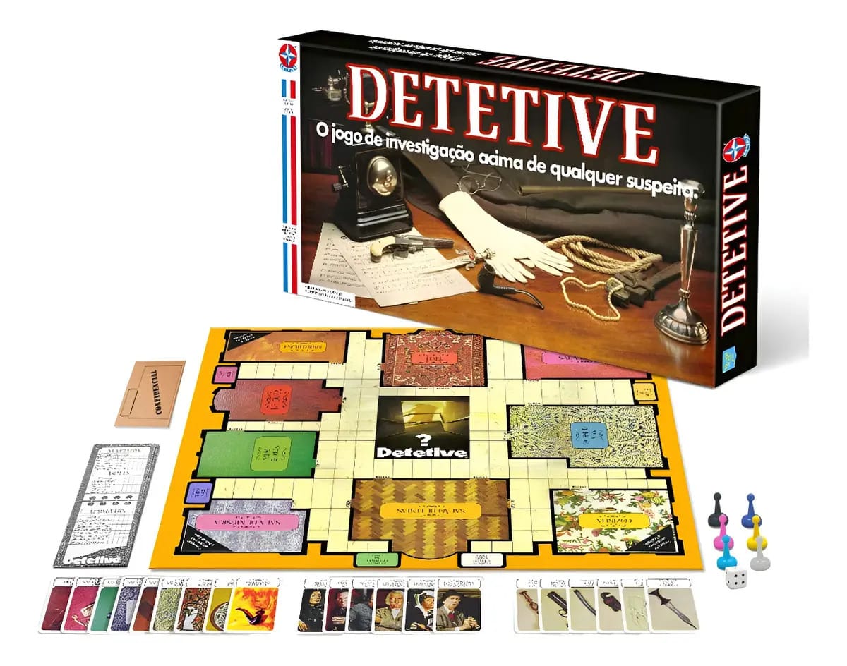 Jogo Detetive Retrô - Brinquedos Estrela