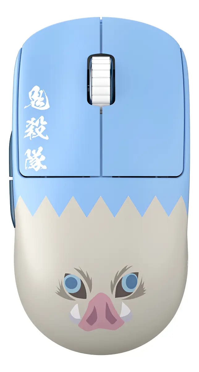 Mouse Gamer Pulsar X2v2 Medium Demon Slayer Inosuke 53g Cor Azul-celeste