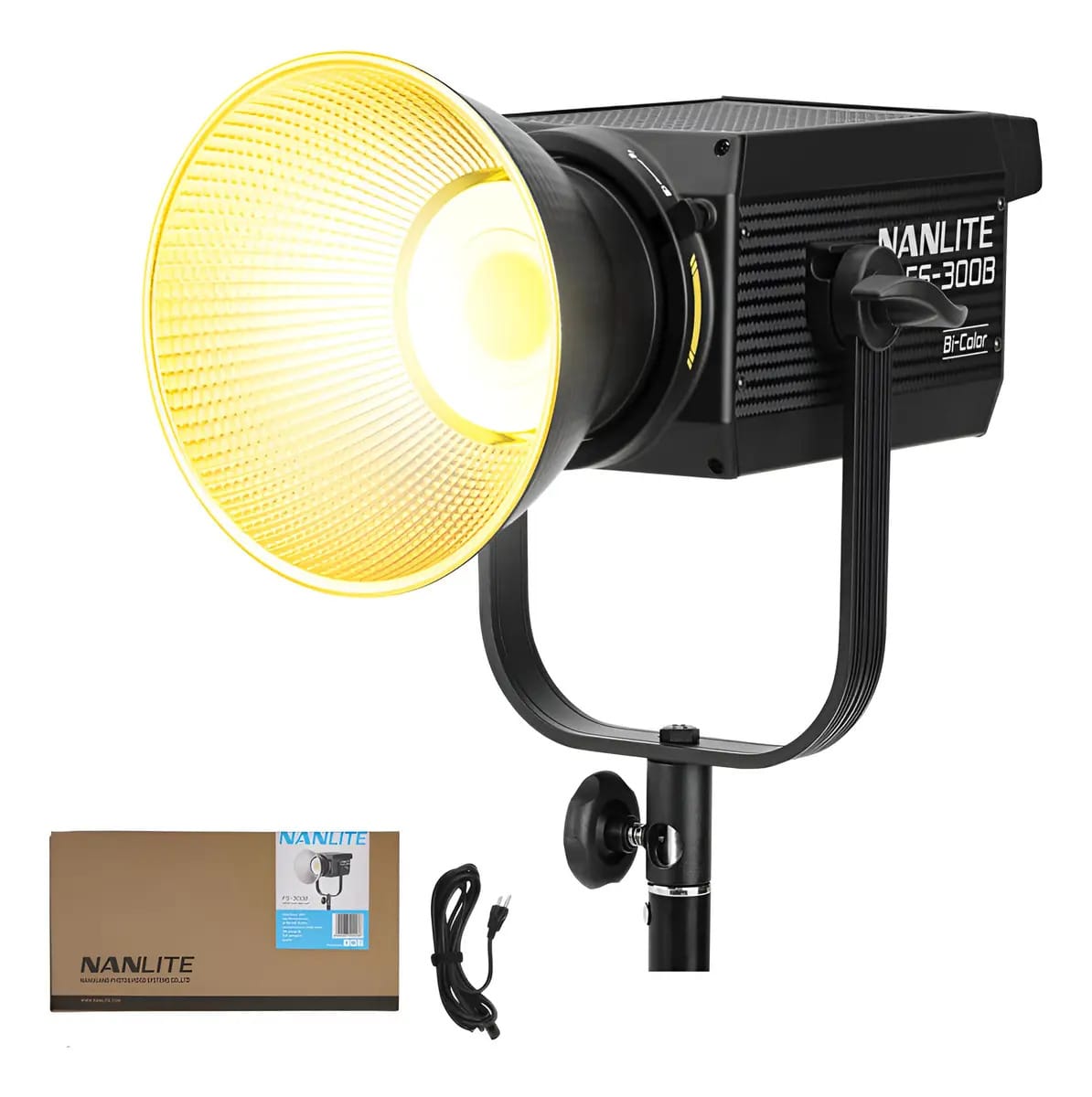 Nanlite Fs-300b 300w Bi-color Led Spotlight-2700k-6500k Cri