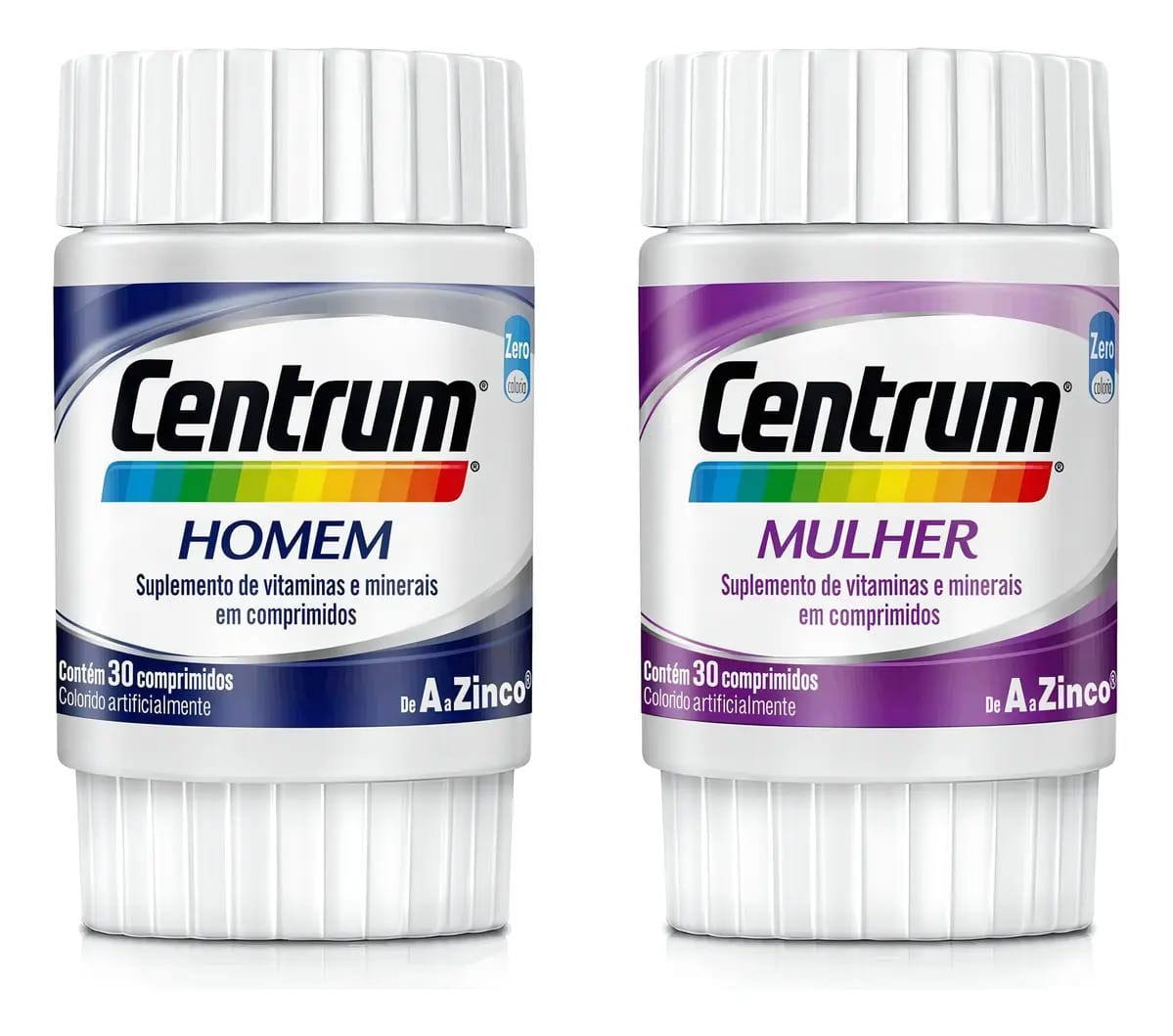 Kit Centrum De A A Zinco Homem E Mulher 30 Comprimidos Cada