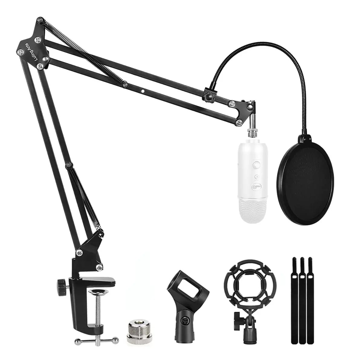 Suporte de microfone para Blue Yeti, suporte de microfone cor azul