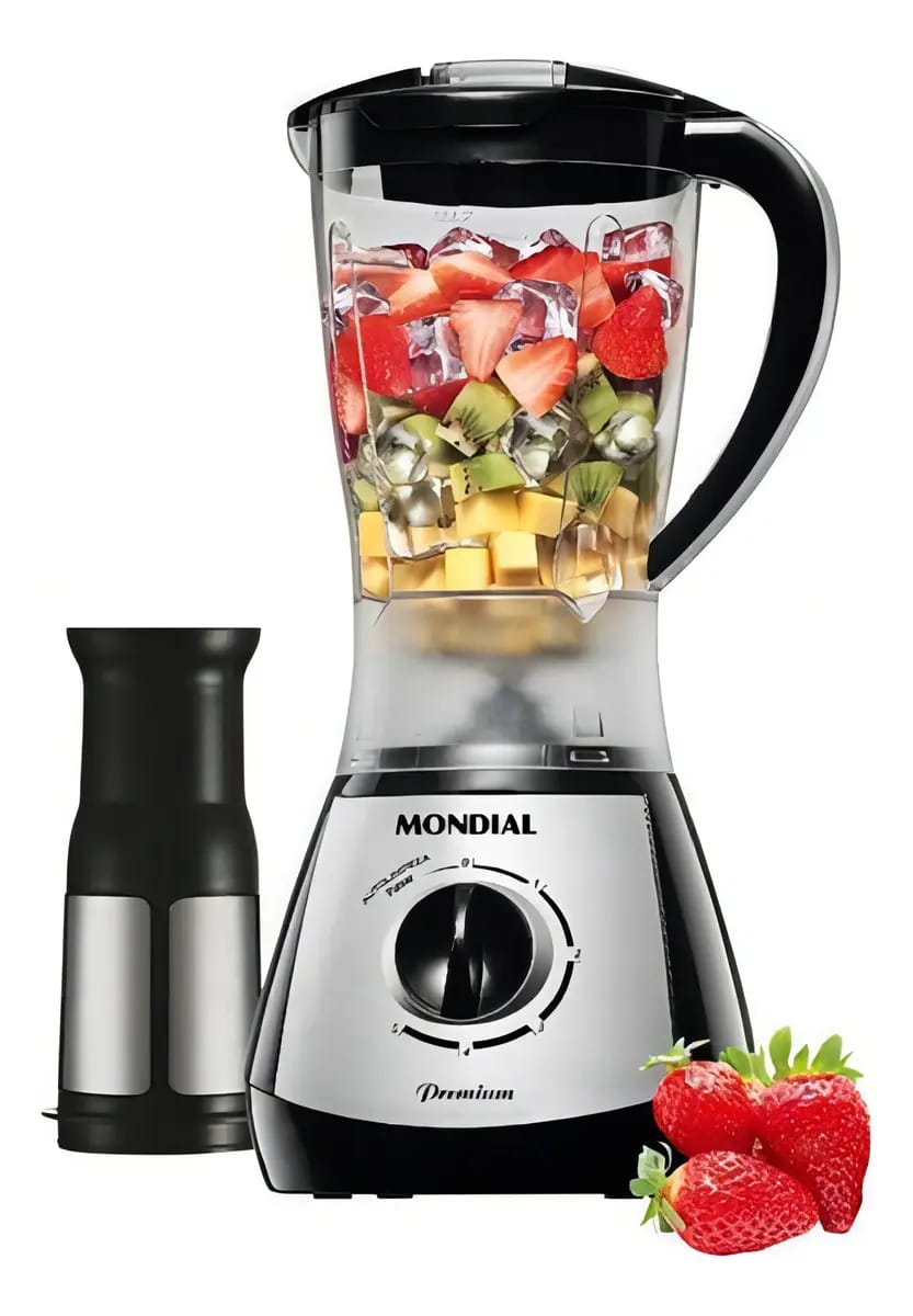 Liquidificador Mondial Premium Silver 800w