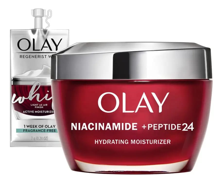 Hidratante facial Olay Regenerist Niacinamide + Peptide 24