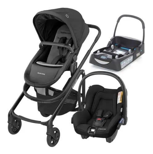 Travel System Lila Cp² Trio Maxi-cosi - Essential Black Cor Preto
