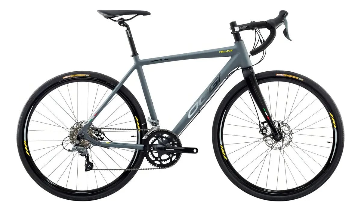 Bicicleta Oggi Velloce Disc 2022 2019 R700 tamanho do uadro 21" - cinza-claro