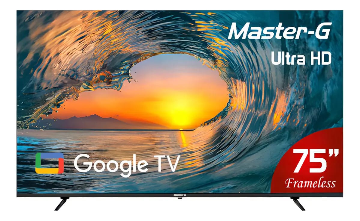 Smart TV Qled 75 Google Tv 4k Bluetooth