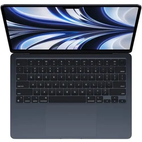 Apple MacBook Air M2 2022 MLY23LE/A Midnight 2560 px x 1664 px Apple M2 8GB de Ram