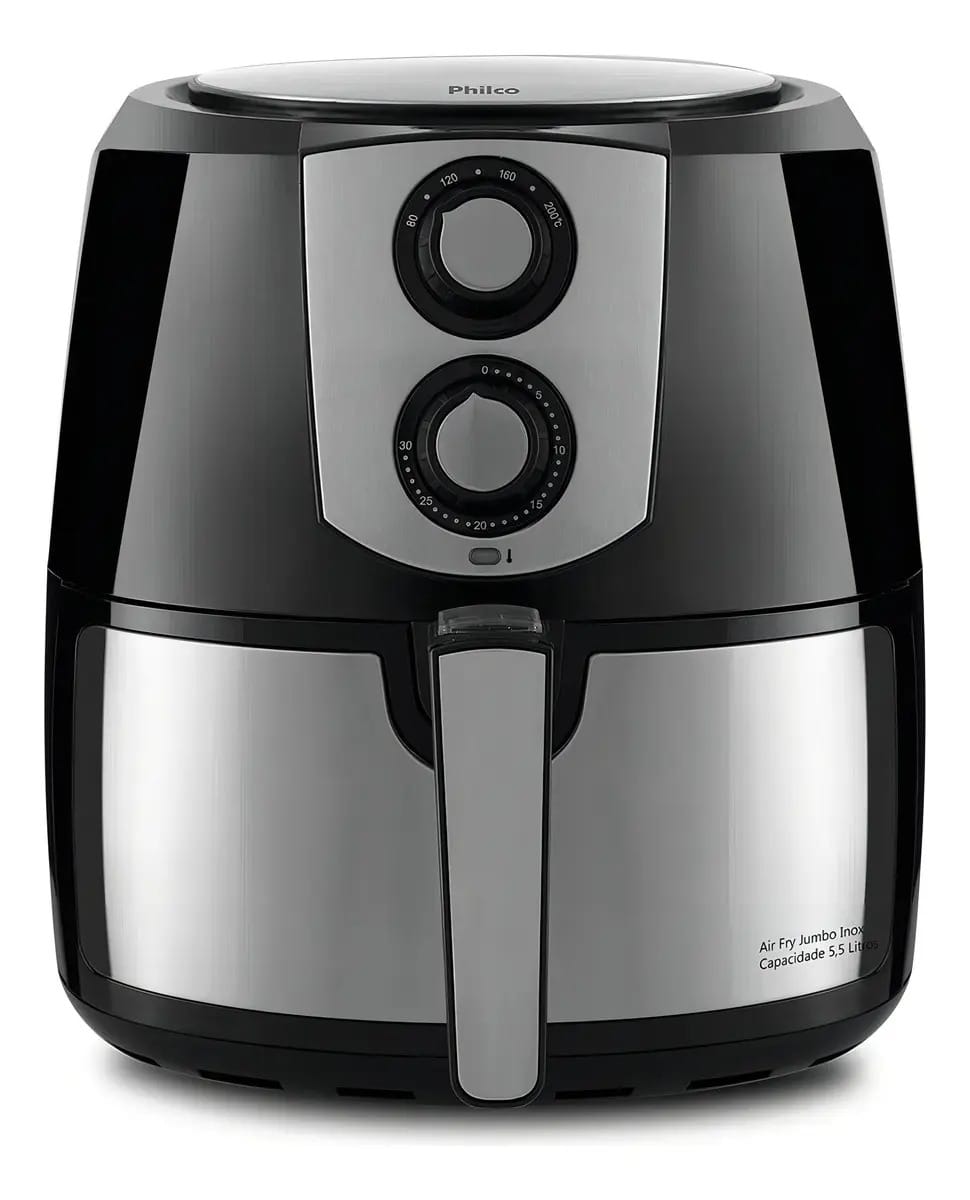 Air fryer Philco Jumbo PFR06PI 53802047 cor preto/inox