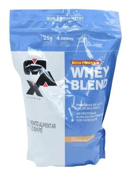 Whey Blend Proteina Sabor Vitamina Frutas Max Titanium 900g