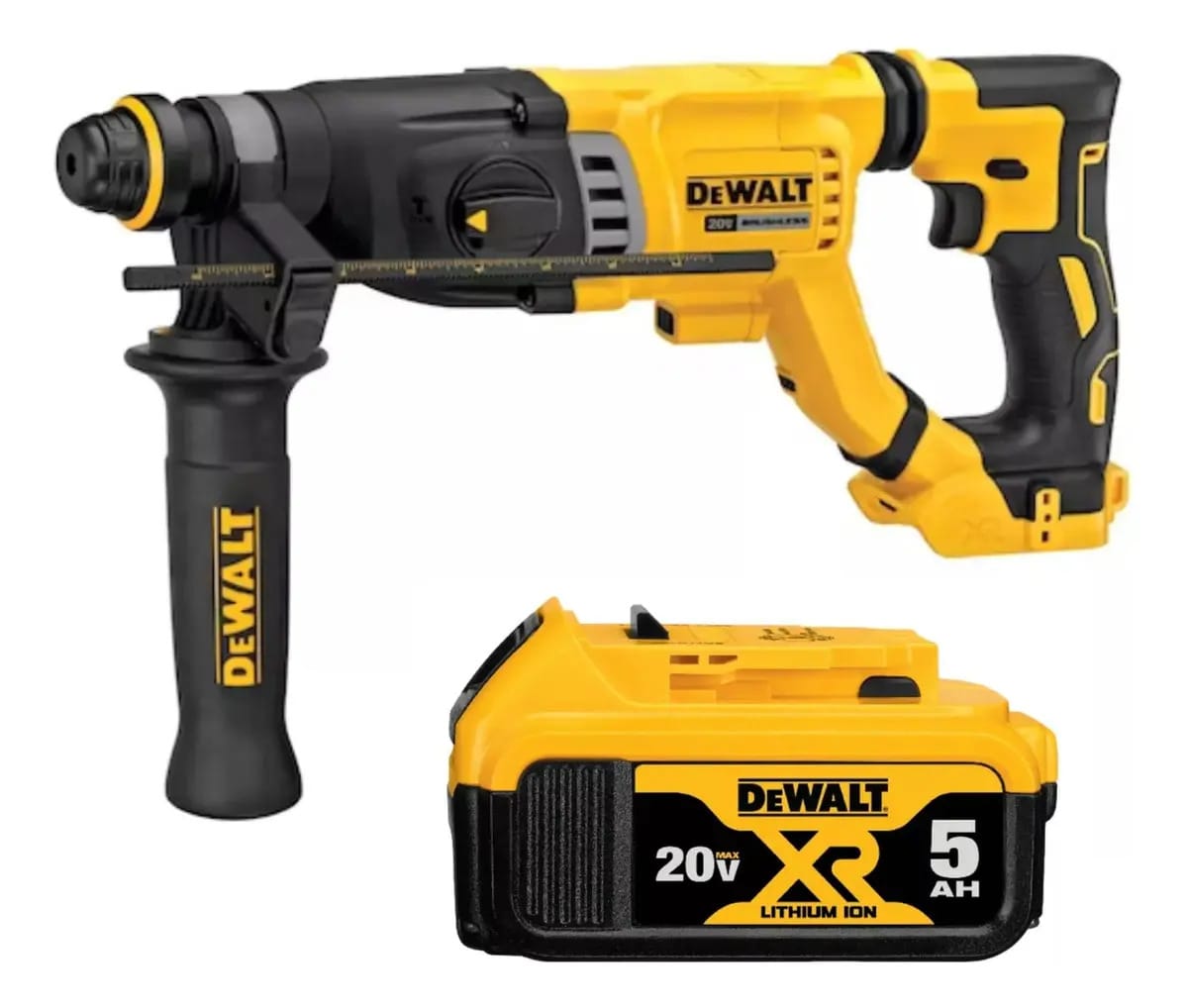 Martelete Plus Brushless Dch263 + 1 Bateria 5ah Dewalt