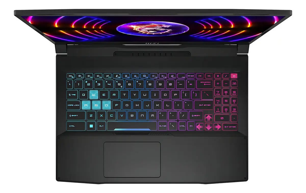 Msi Katana 15 Ci7-12650H 16 GB 512 GB Ssd Rtx4060 15,6 pés 2023 Cor preta