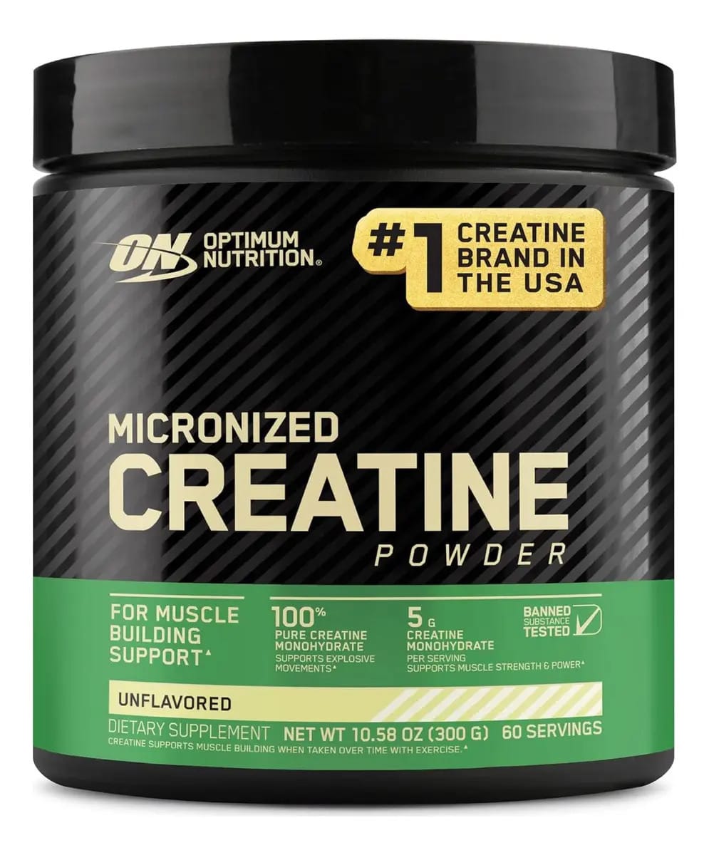 Suplemento de creatina monohidratada em pó Optimum Nutrition X 300g