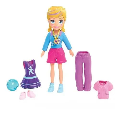 Polly Pocket Estrela Do Futebol - Mattel