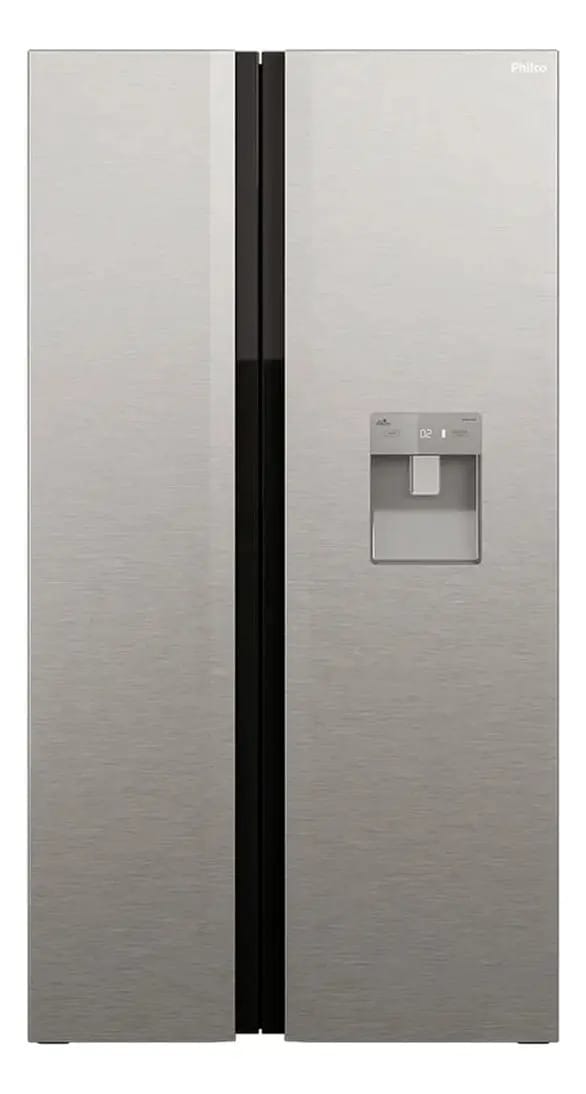 Refrigerador Side By Side Prf504id 486l Cinza Philco