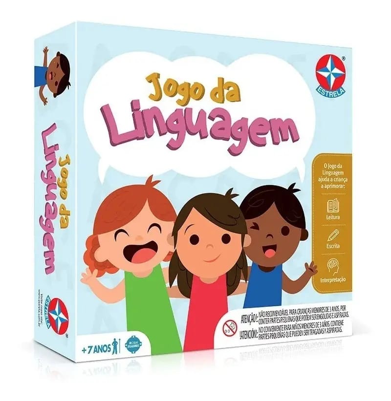 Jogo Da Linguagem - Estrela - Jogo De Tabuleiro - Educativo