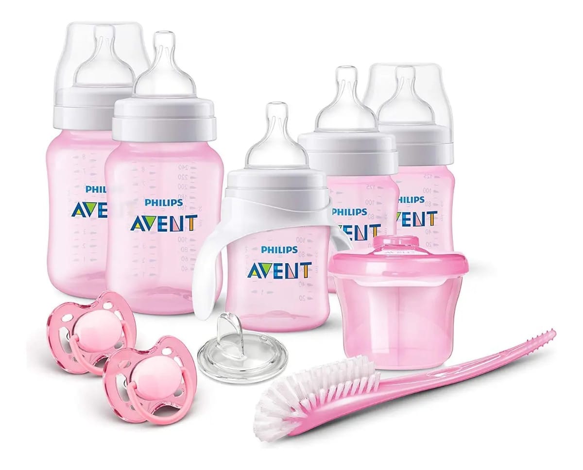 Conjunto Avent Classic Newborn, 10 peças, rosa