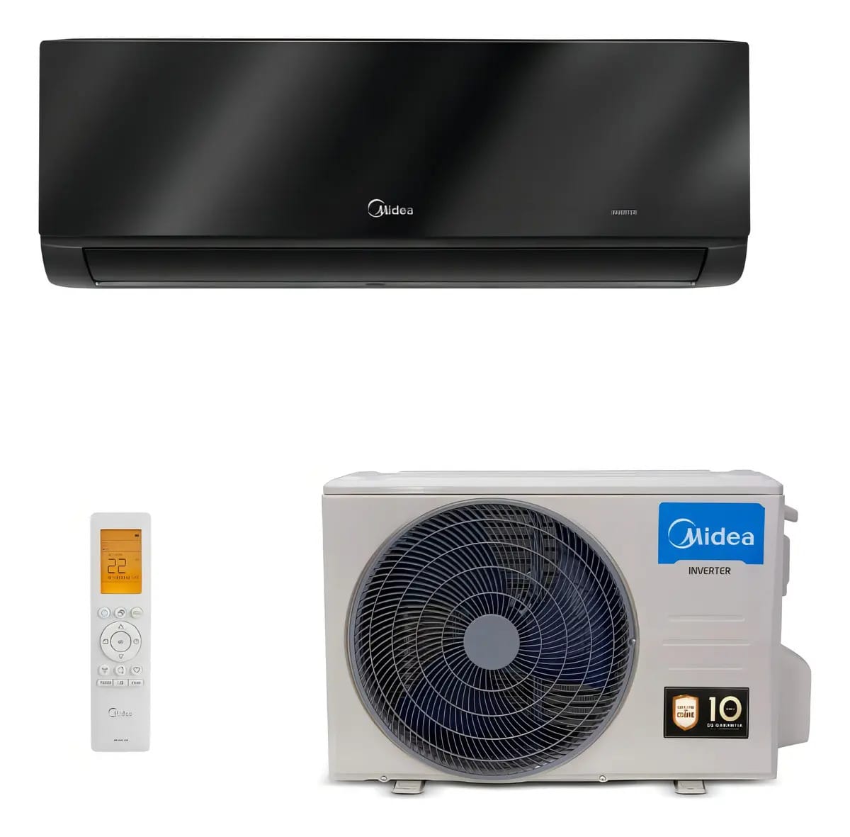 Ar condicionado inverter Springer Midea xtreme corrente doméstica cor preto