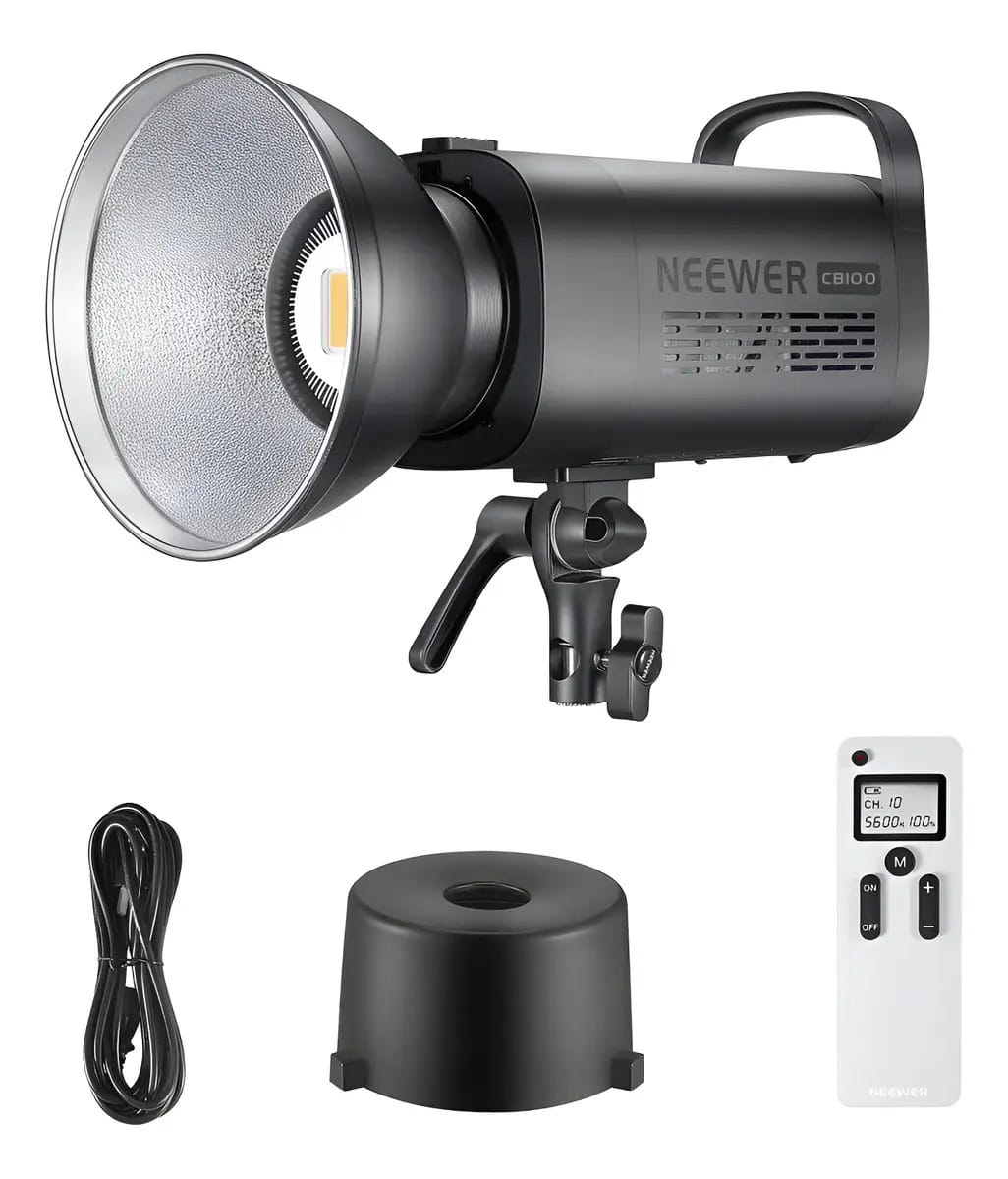 Iluminação de luz de vídeo LED Neewer 100w com suporte Bowens