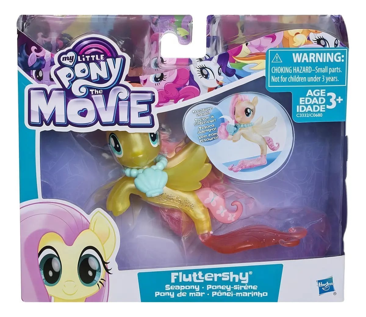 Figura marinha Fluttershy My Little Pony Hasbro C0680