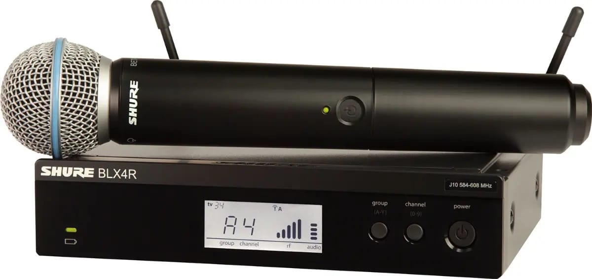 Shure BLX24R/B58 Microfone Sem Fio Beta 58A