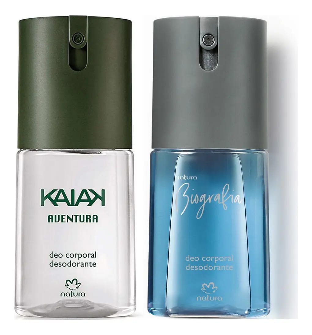 Perfume Deo Corporal Masculino Natura Biografia Clássico Tradicional E Kaiak Aventura Com 100ml Volume Da Unidade 100 Ml