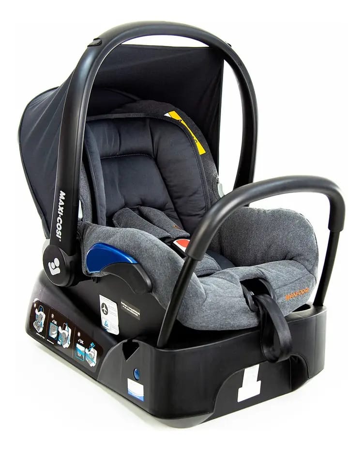 Bebê Conforto Maxi-cosi Com Base Citi Luxe Twilic Grey Cinza