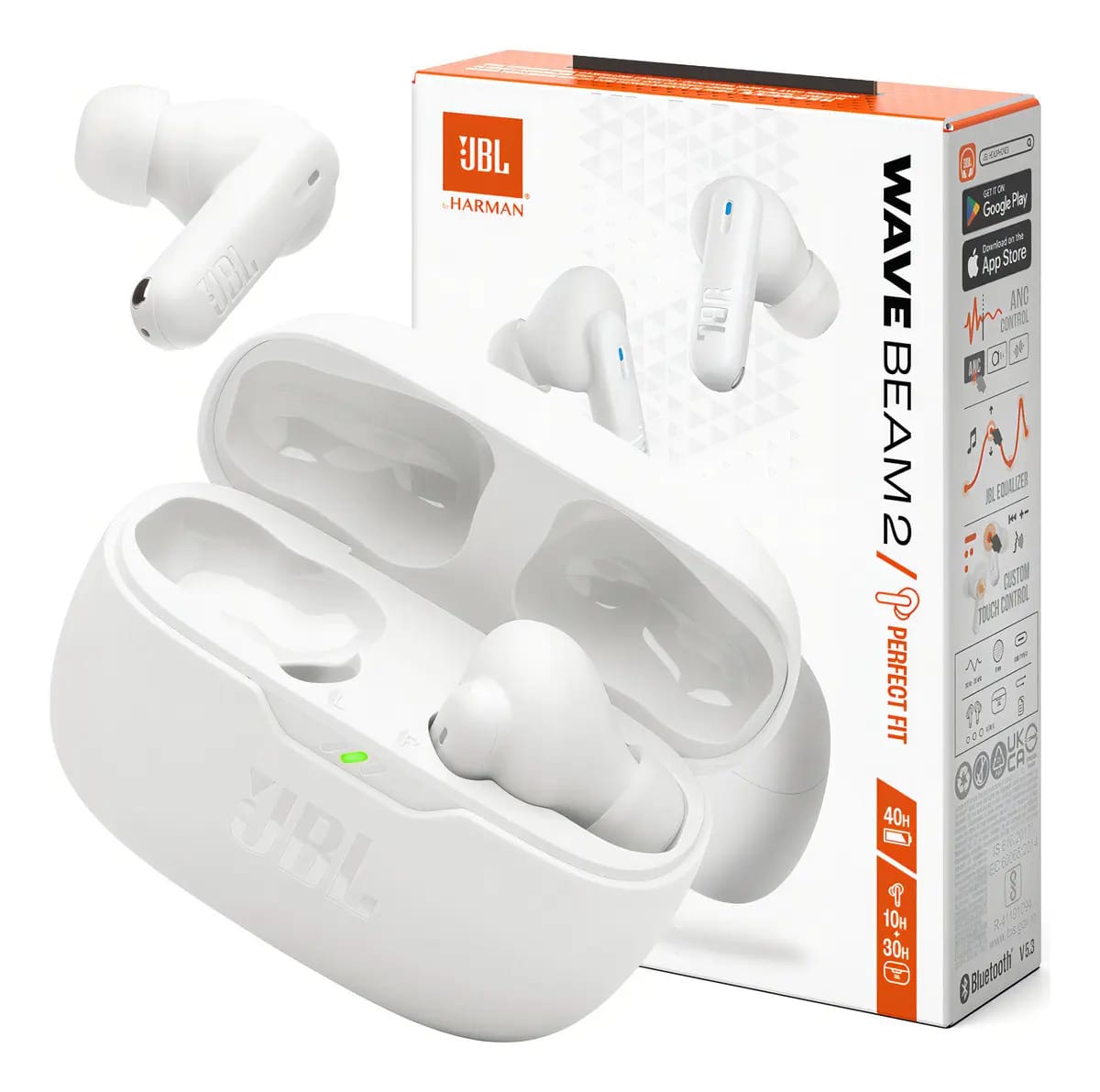 Jbl Tour Pro 2 Jbl Wave Beam 2 Branco