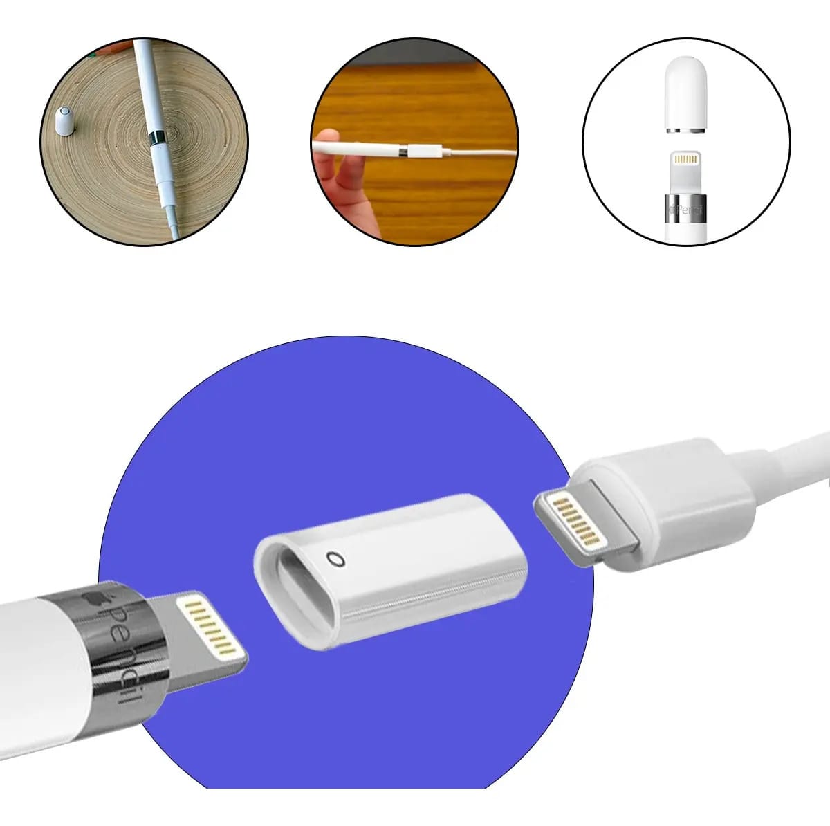 Adaptador Lighting Compativel Para Apple Pencil