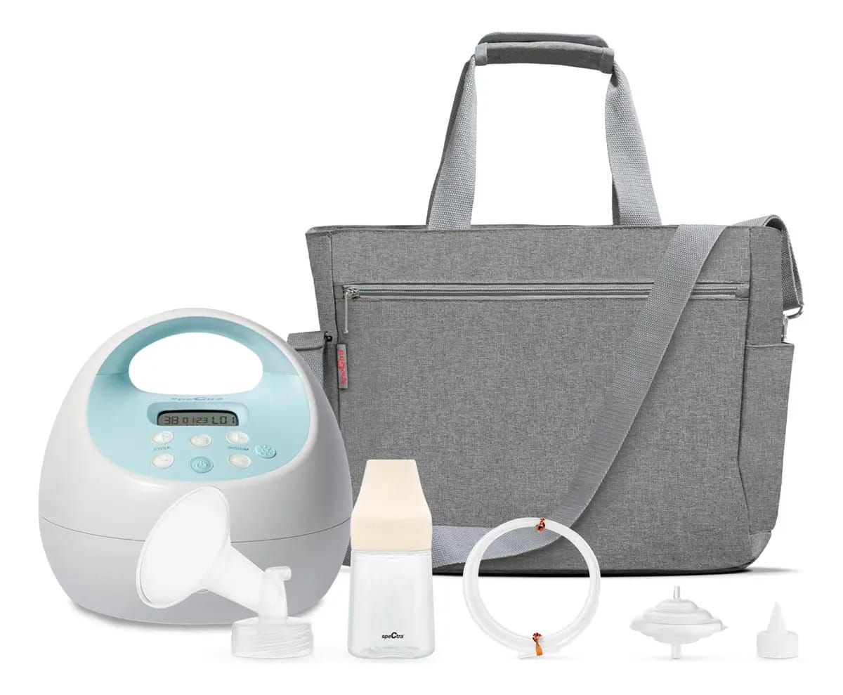 Bomba de leite recarregável Spectra Baby S1 Plus Grey