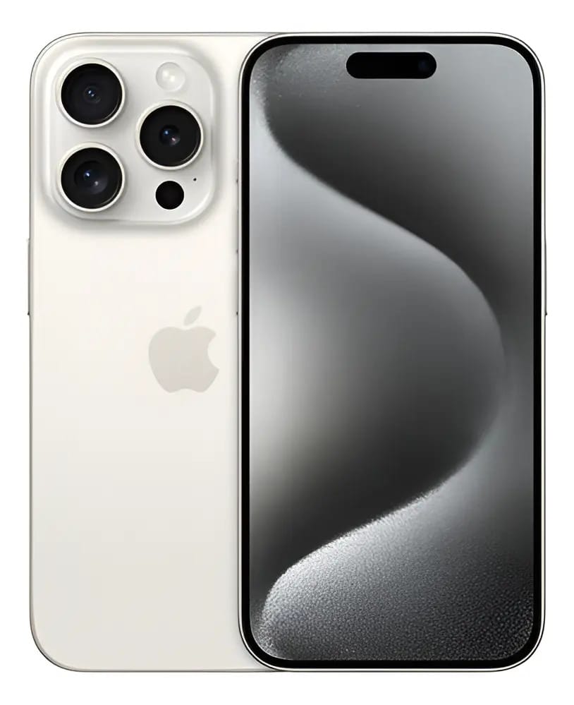 iPhone 15 Pro Max (sólo eSIM) 1 TB titânio branco
