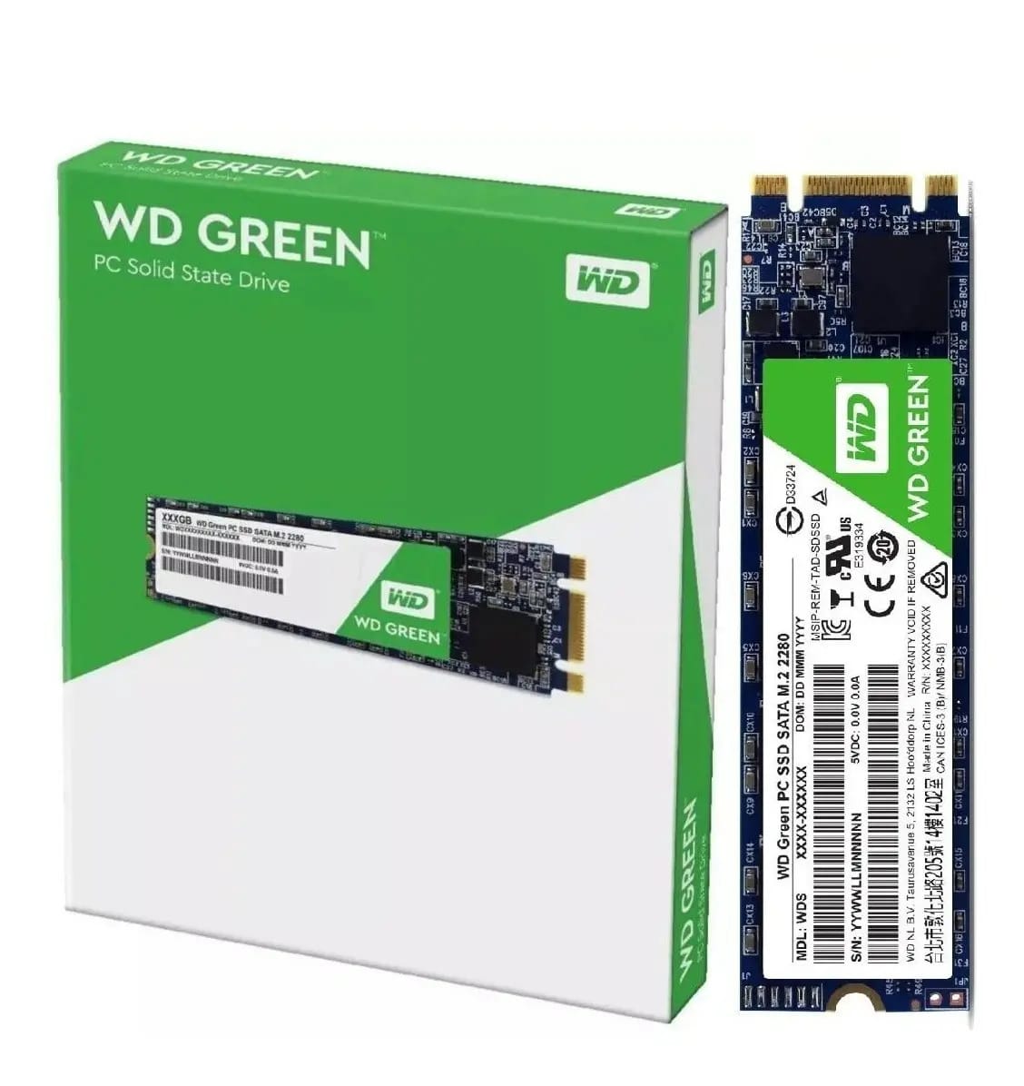Disco sólido interno Western Digital WD Green WDS240G2G0B 240GB verde M2 SATA