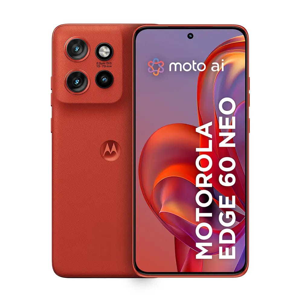 Smartphone Motorola Edge 60 Neo 5g - 512gb 24gb (12gb Ram + 12gb Ram Boost) 50mp Sony Camera Moto Ai E Tela 1.5k Super Hd - Vermelho