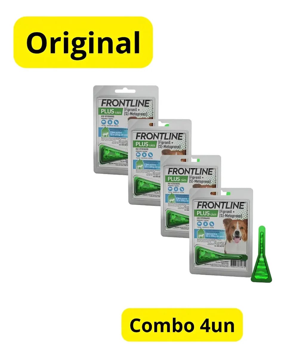 4un Frontline Plus 10kg A 20kg - Boehringer