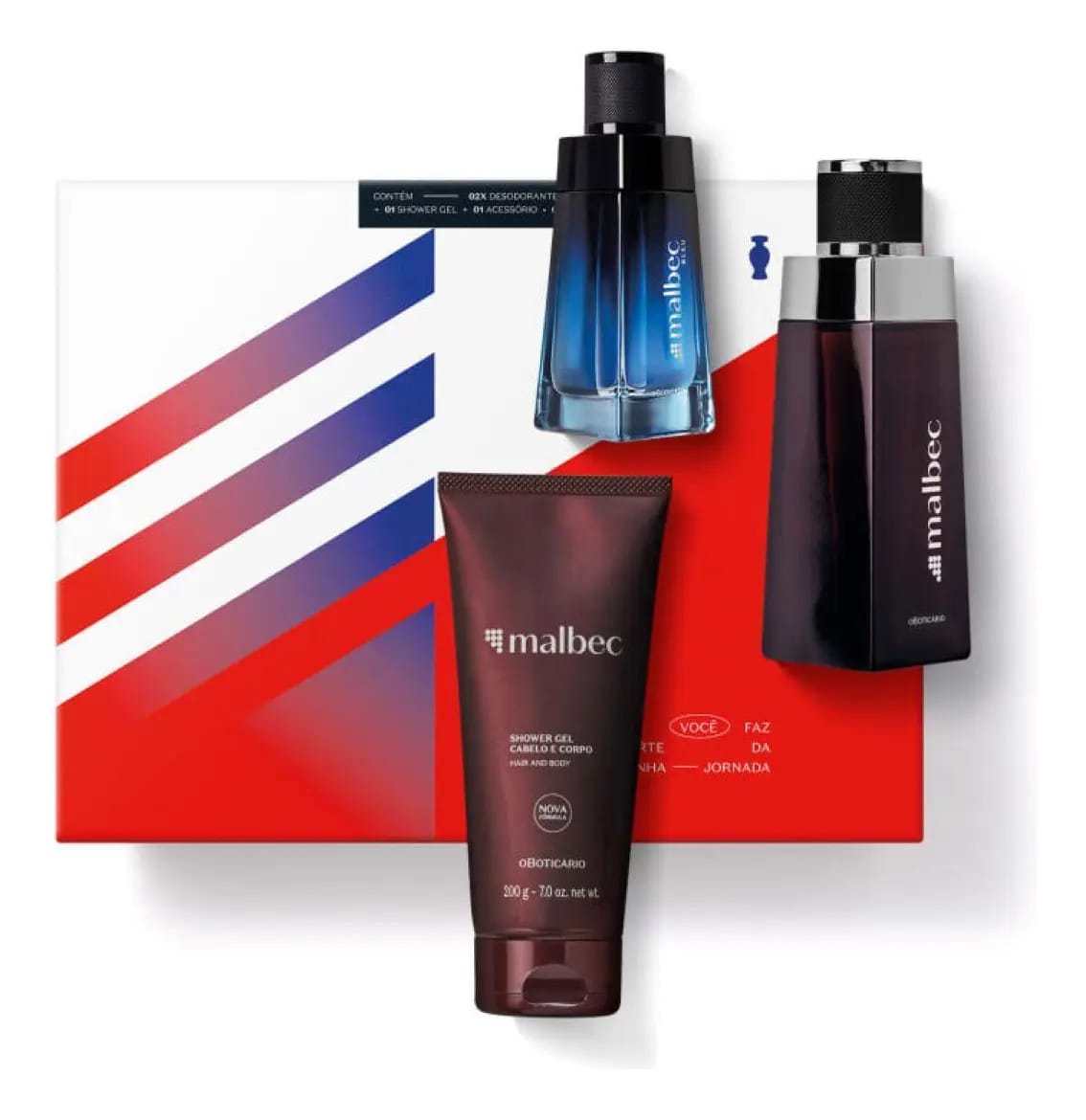Presente O Boticário Malbec Premium 4 Ítens