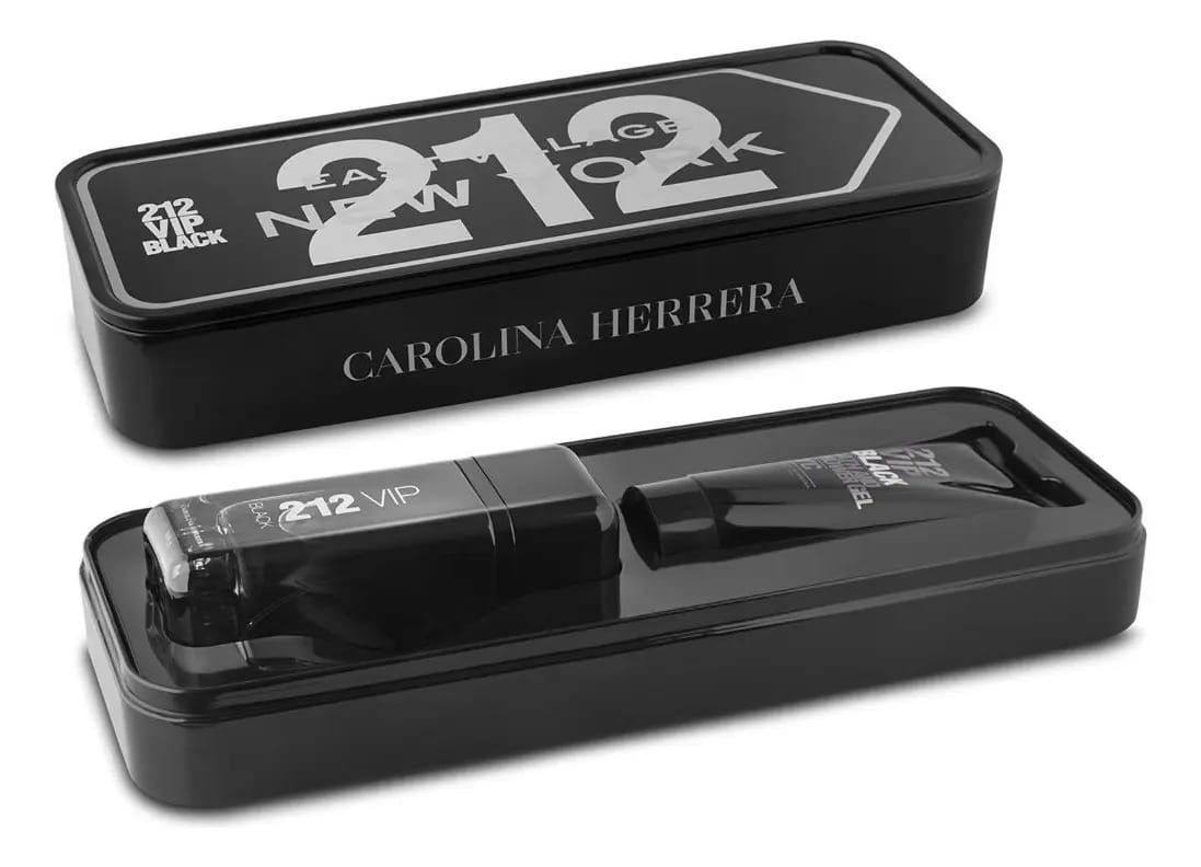 Carolina Herrera 212 Vip Men Black 100ml + Shower
