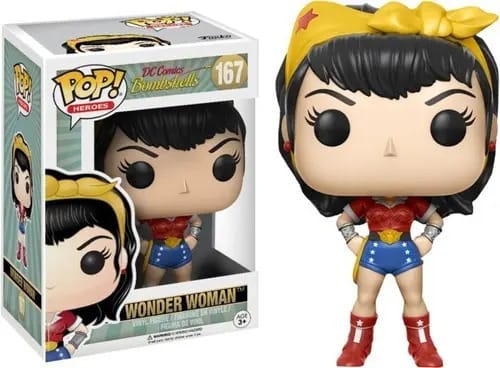 Funko Pop Mulher Maravilha Dc Bombshells #167
